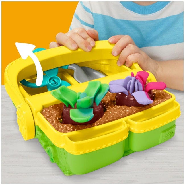 PLAY DOH BLOOMING FLOWER GARDEN TOY PLAYSET