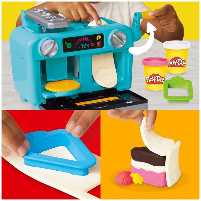 PLAYDOH SUPER SLICE CAKE PLAY KITCHEN SET