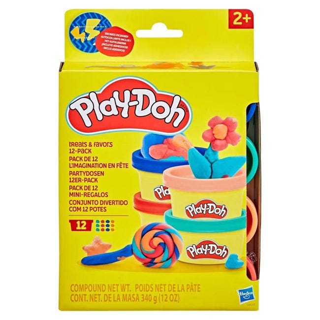 PLAYDOH TREATS AND PARTY FAVOURS 12-PACK