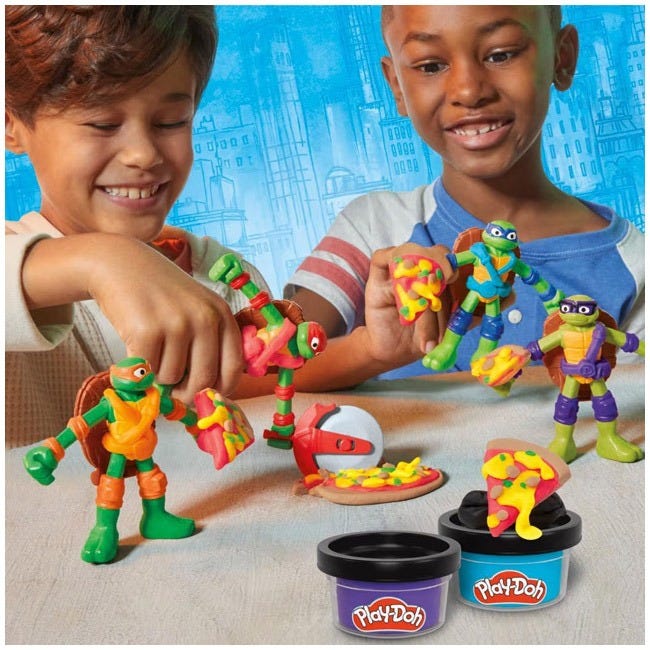 PLAYDOH TEENAGE MUTANT NINJA TURTLES COWABUNGA CREATIONS