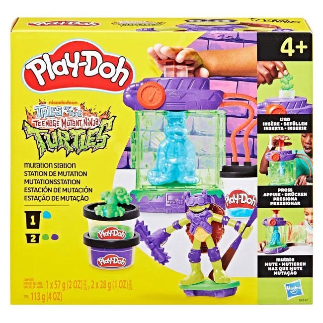 PLAYDOH TEENAGE MUTANT NINJA TURTLES MUTATION STATION PLAYSET