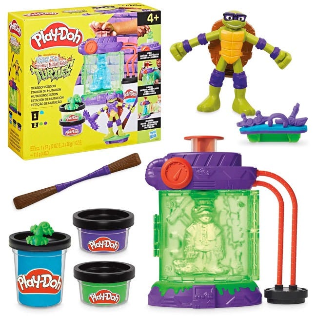 PLAYDOH TEENAGE MUTANT NINJA TURTLES MUTATION STATION PLAYSET