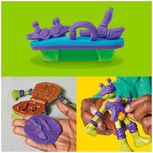 PLAYDOH TEENAGE MUTANT NINJA TURTLES MUTATION STATION PLAYSET