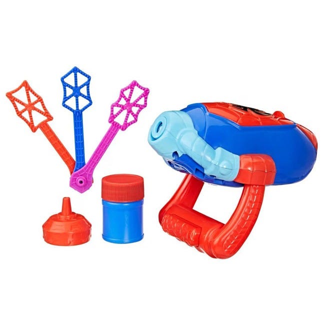 SPIDEY N FRIENDS WATER WEBS BUBBLE SLINGER ELECTRONIC TOY