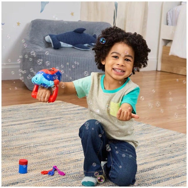 SPIDEY N FRIENDS WATER WEBS BUBBLE SLINGER ELECTRONIC TOY