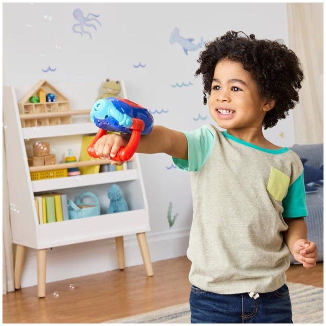 SPIDEY N FRIENDS WATER WEBS BUBBLE SLINGER ELECTRONIC TOY