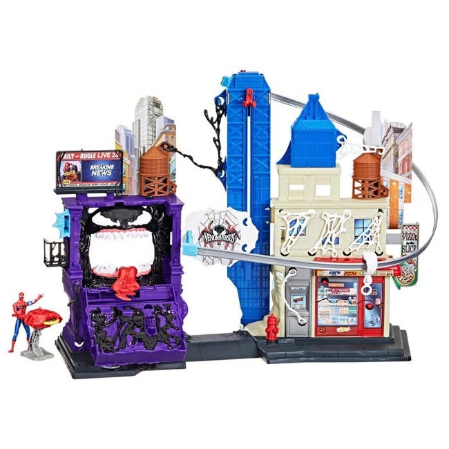 MARVEL SPIDERMAN VENOM VERSUS WEB SLINGING CITY PLAYSET