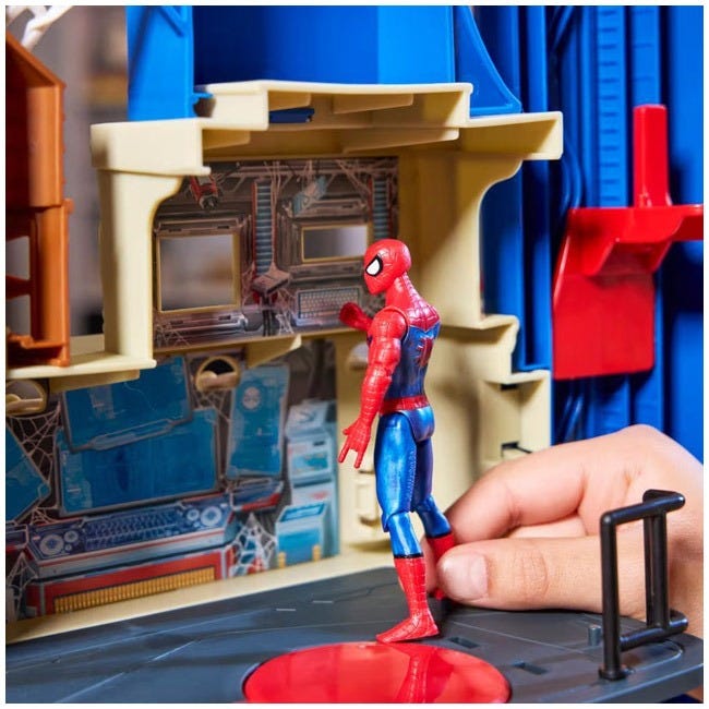 MARVEL SPIDERMAN VENOM VERSUS WEB SLINGING CITY PLAYSET