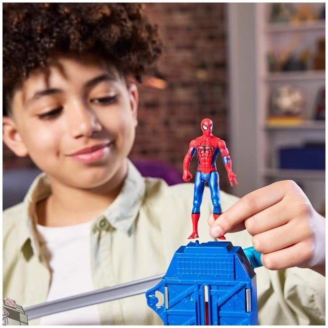 MARVEL SPIDERMAN VENOM VERSUS WEB SLINGING CITY PLAYSET