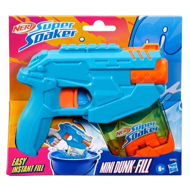 NERF SUPER SOAKER MINI DUNK FILL WATER BLASTER