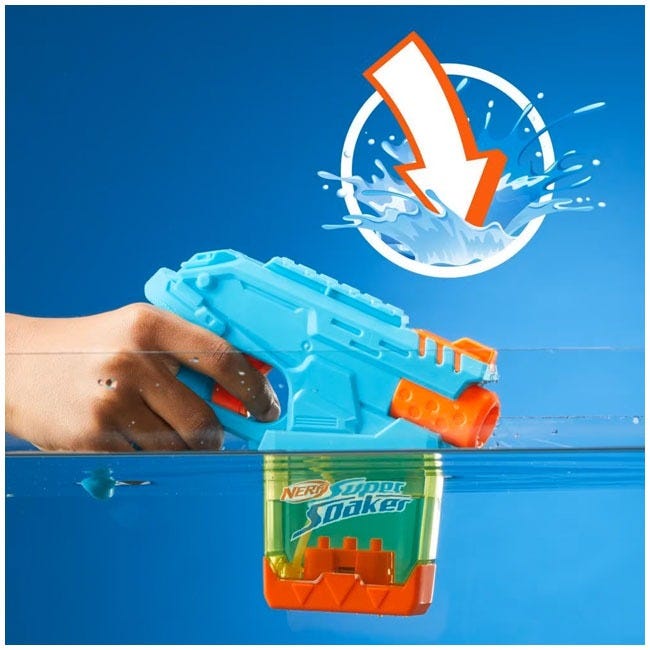 NERF SUPER SOAKER MINI DUNK FILL WATER BLASTER