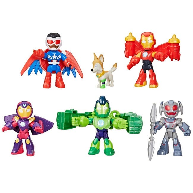IRON MAN N HIS FRIENDS ARMORED UP AVENGERS PACK ACTION SET