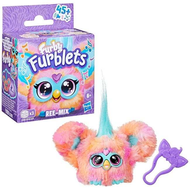 FURBY FURBLETS REE-MIX POP MINI ELECTRONIC PLUSH