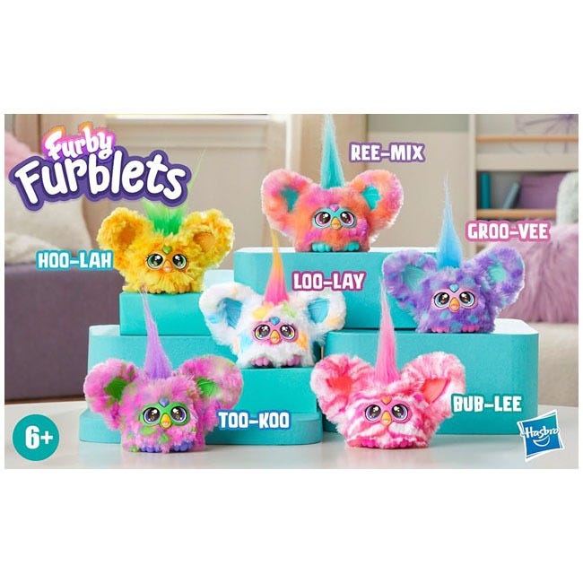 FURBY FURBLETS REE-MIX POP MINI ELECTRONIC PLUSH