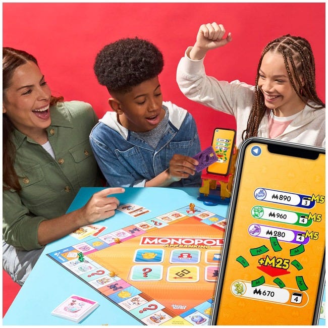 HASBRO MONOPOLY APP BANKING BOARD GAME