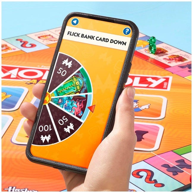 HASBRO MONOPOLY APP BANKING BOARD GAME