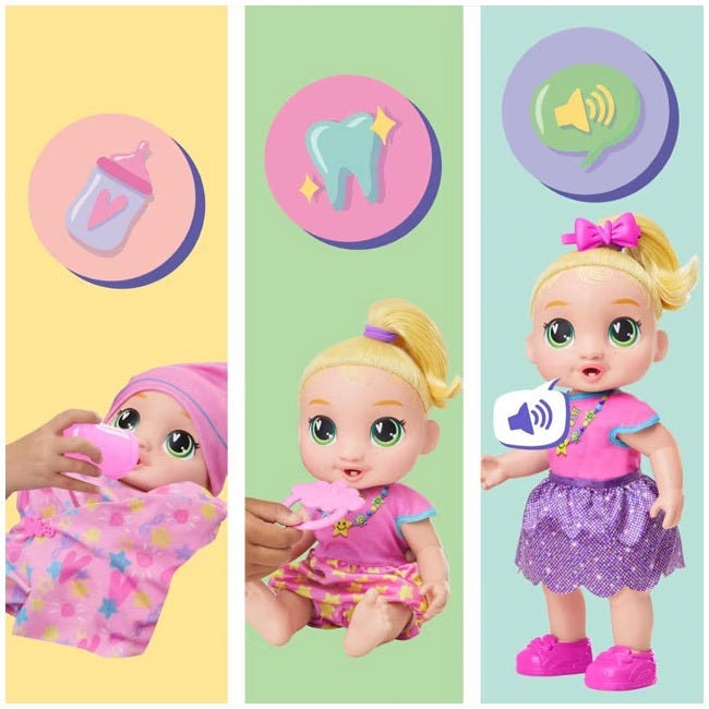 BABY ALIVE BABY LALA GOOGOO GROWS UP INTERACTIVE DOLL
