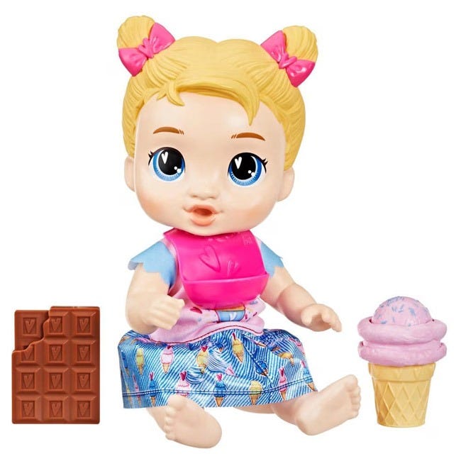 BABY ALIVE SWEET SNACKS HARPER HUGS BABY DOLL
