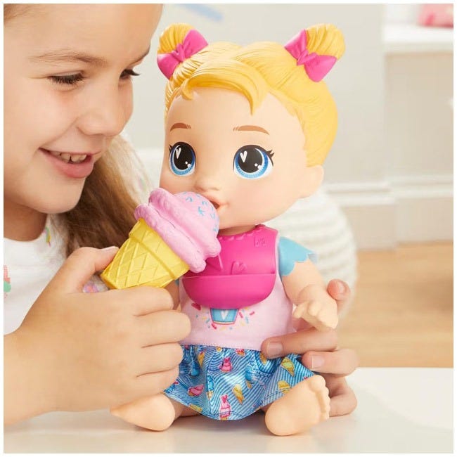 BABY ALIVE SWEET SNACKS HARPER HUGS BABY DOLL