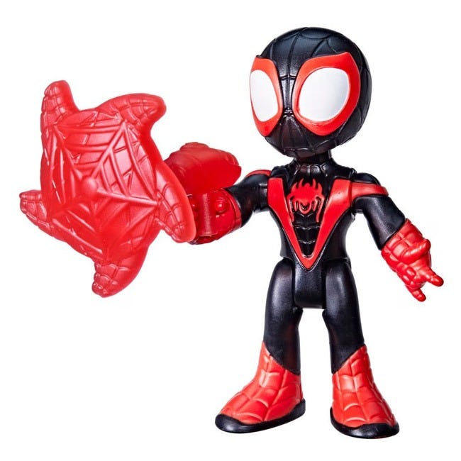 SPIDEY N FRIENDS MILES SPIN MORALES TOY WITH ACCESSORY