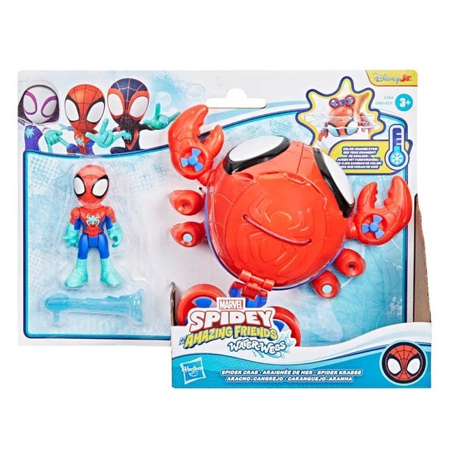 SPIDEY N FRIENDS WATER WEBS SPIDER CRAB SUBMARINE TOY