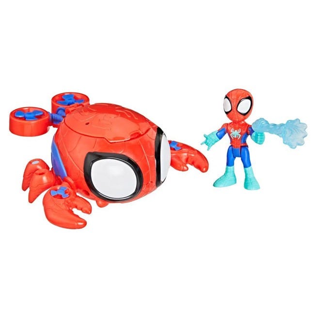 SPIDEY N FRIENDS WATER WEBS SPIDER CRAB SUBMARINE TOY