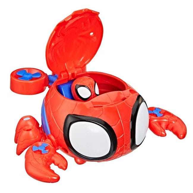 SPIDEY N FRIENDS WATER WEBS SPIDER CRAB SUBMARINE TOY