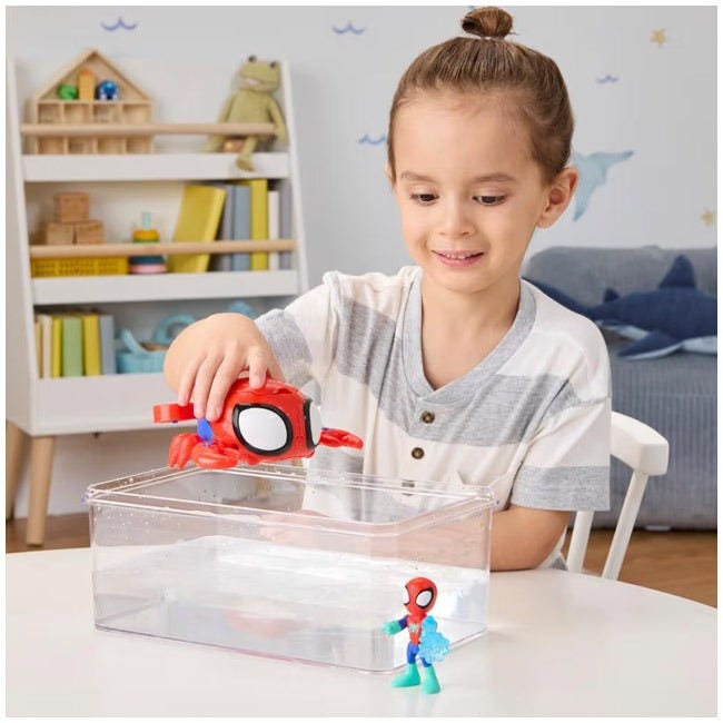 SPIDEY N FRIENDS WATER WEBS SPIDER CRAB SUBMARINE TOY