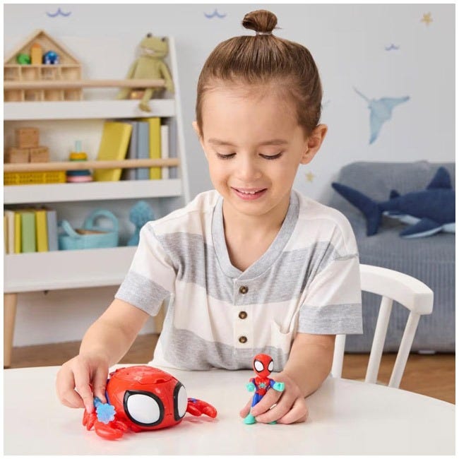 SPIDEY N FRIENDS WATER WEBS SPIDER CRAB SUBMARINE TOY