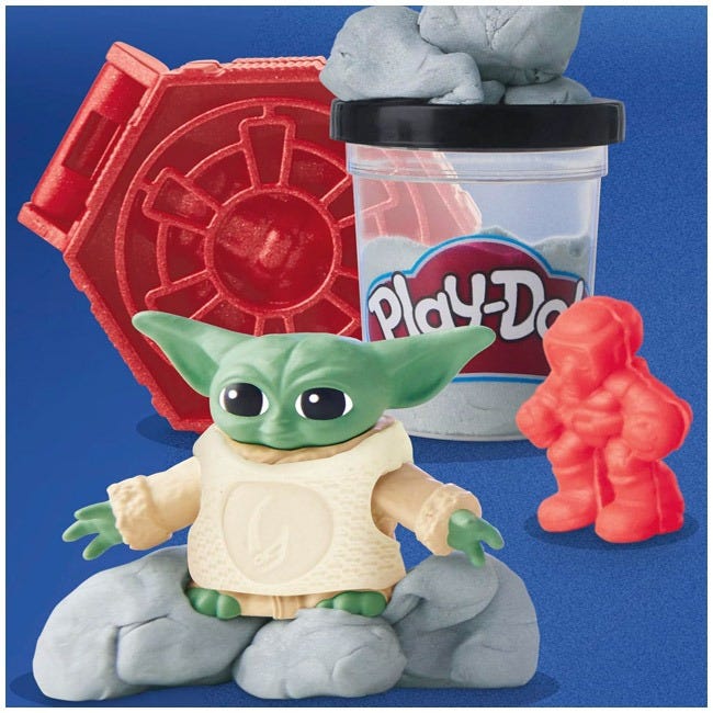 PLAYDOH STARWARS THE MANDALORIAN LAUNCHING SPEEDER PLAYSET