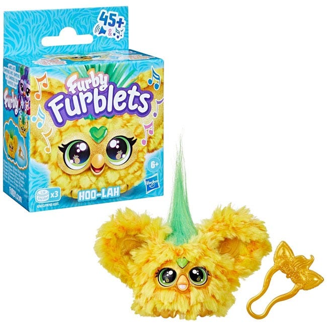 FURBY FURBLETS HOO-LAH POP MINI ELECTRONIC PLUSH
