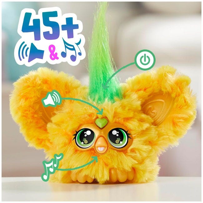 FURBY FURBLETS HOO-LAH POP MINI ELECTRONIC PLUSH