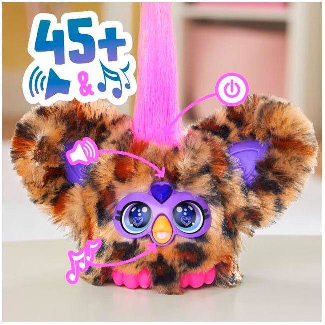 FURBY FURBLETS CHEE-CHEE CHEETAH MINI PLUSH TOY