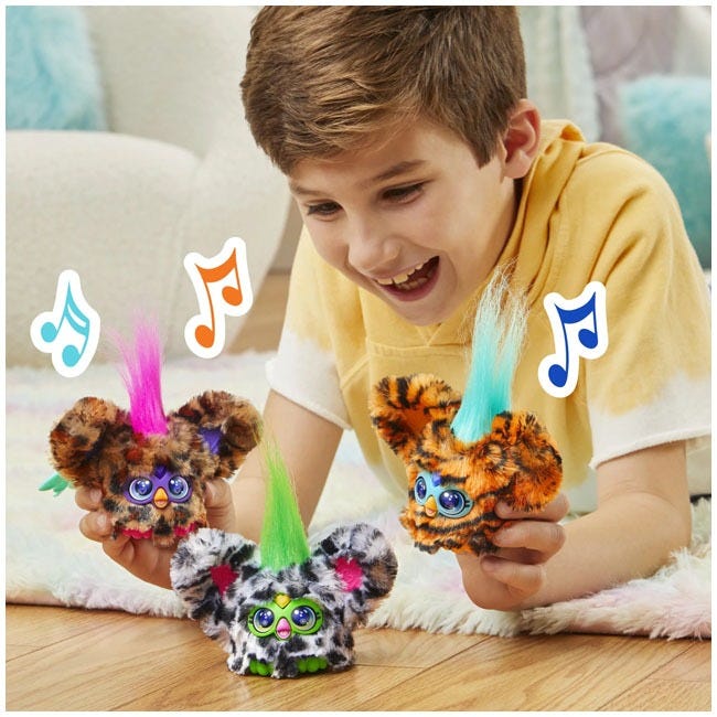 FURBY FURBLETS CHEE-CHEE CHEETAH MINI PLUSH TOY