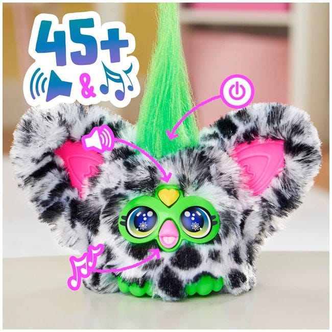 FURBY FURBLETS MOO-BOO COW MINI PLUSH TOY