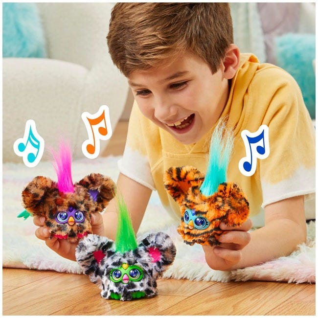 FURBY FURBLETS MOO-BOO COW MINI PLUSH TOY