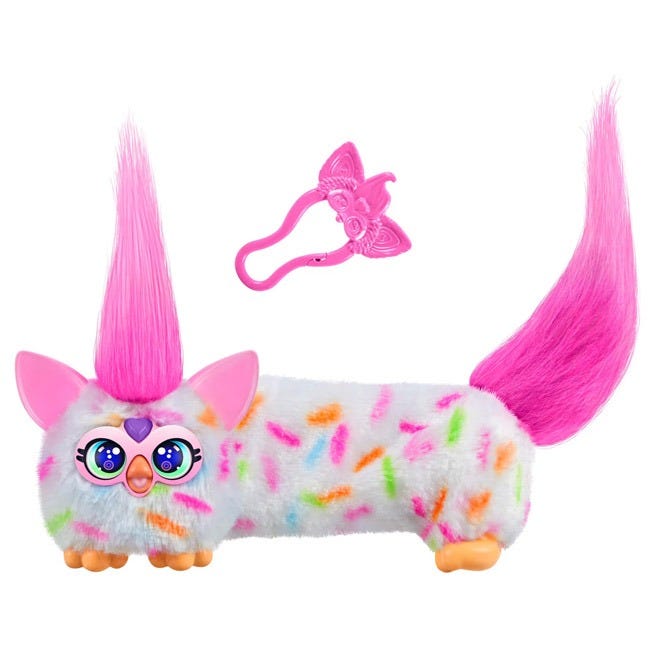 FURBY DJ FURBLETS BERRY-CUP-CAKE MINI ELECTRONIC PLUSH TOY