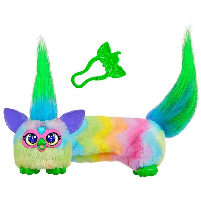 FURBY DJ FURBLETS CAN-DEE-SWIRL MINI ELECTRONIC PLUSH TOY