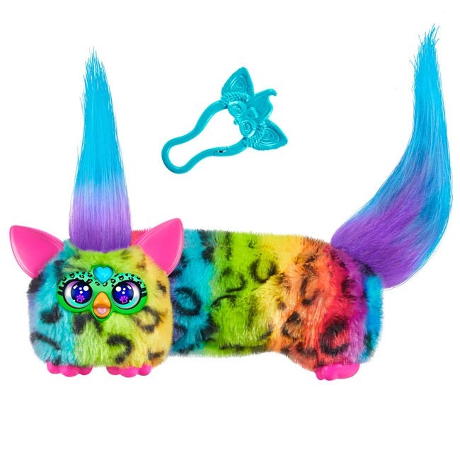 FURBY DJ FURBLETS RAIN-BOW-KAT MINI ELECTRONIC PLUSH TOY