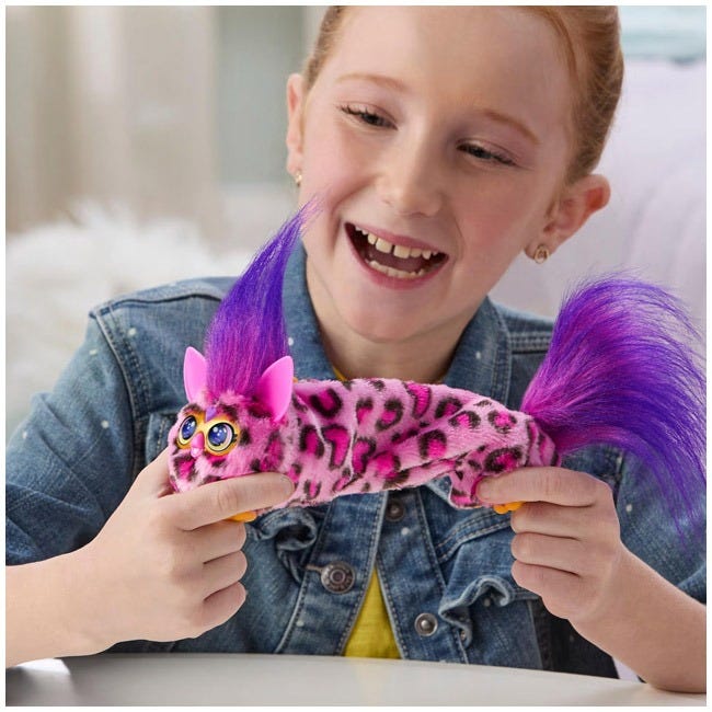 FURBY DJ FURBLETS KITT-EE-LUV MINI ELECTRONIC PLUSH TOY