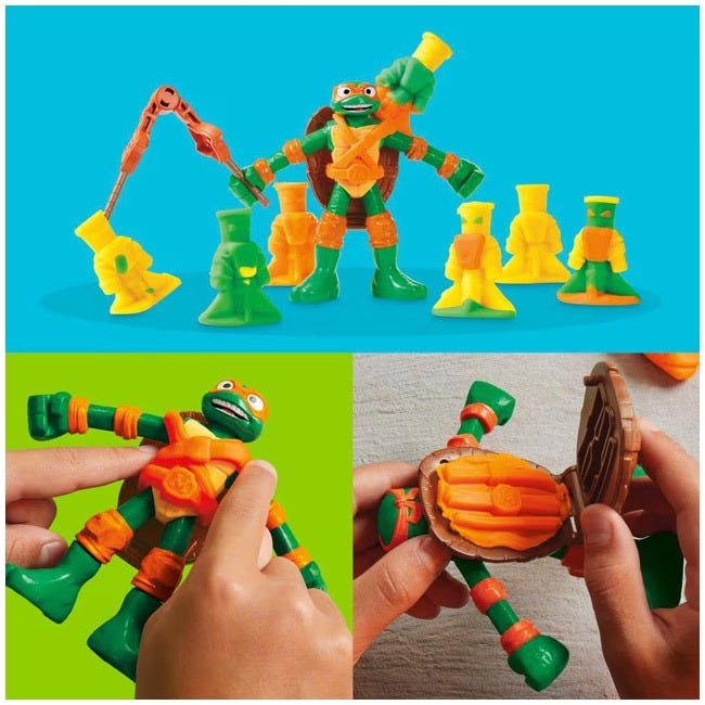 PLAYDOH TEENAGE MUTANT NINJA TURTLES SLICE AND BLAST PIZZA