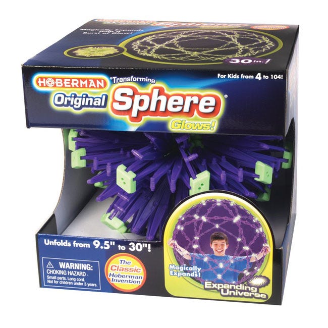 HOBERMAN SPHERE - EXPANDING UNIVERSE GLOW