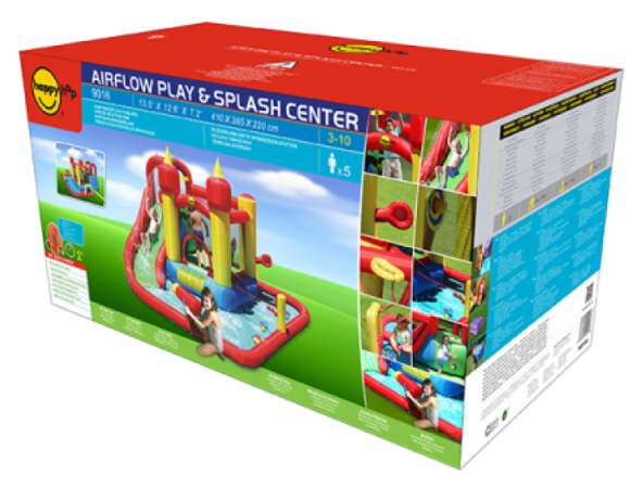 HAPPY HOP JUMP & SPLASH FUN WATER INFLATABLE 410x385x220CM