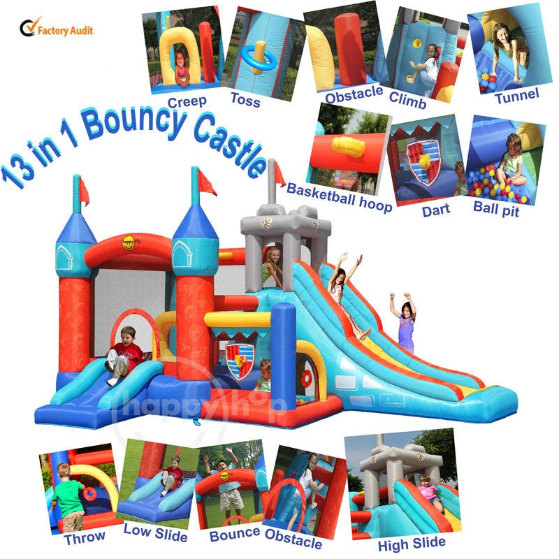 HAPPY HOP 13-IN-1 BOUNCY CASTLE