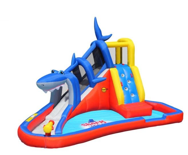 HAPPY HOP SHARK CAVE ADVENTURE WATER INFLATABLE