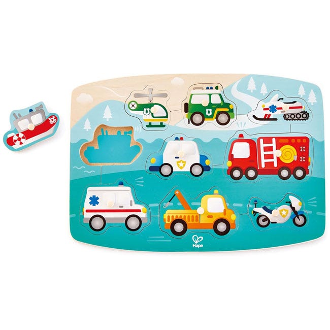 HAPE EMERGENCY PEG PUZZLE