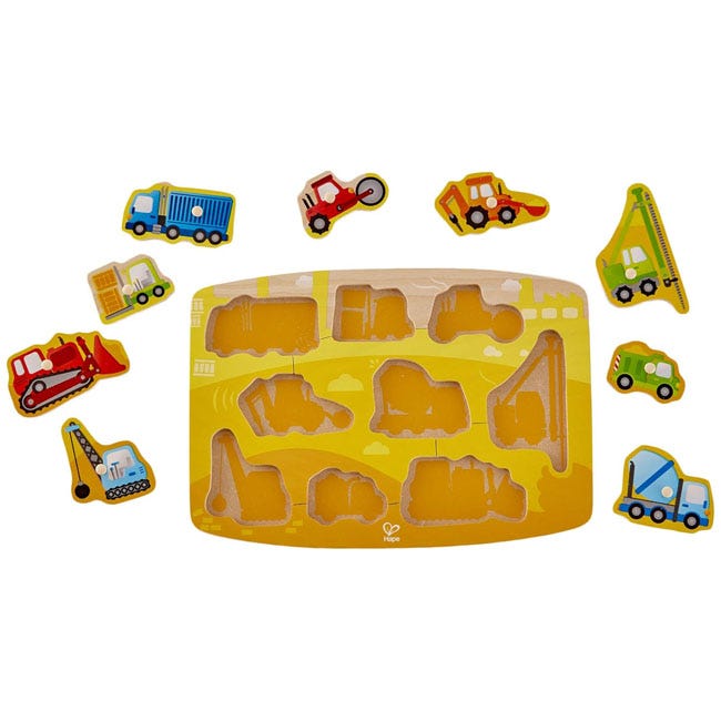 HAPE CONSTRUCTION PEG PUZZLE