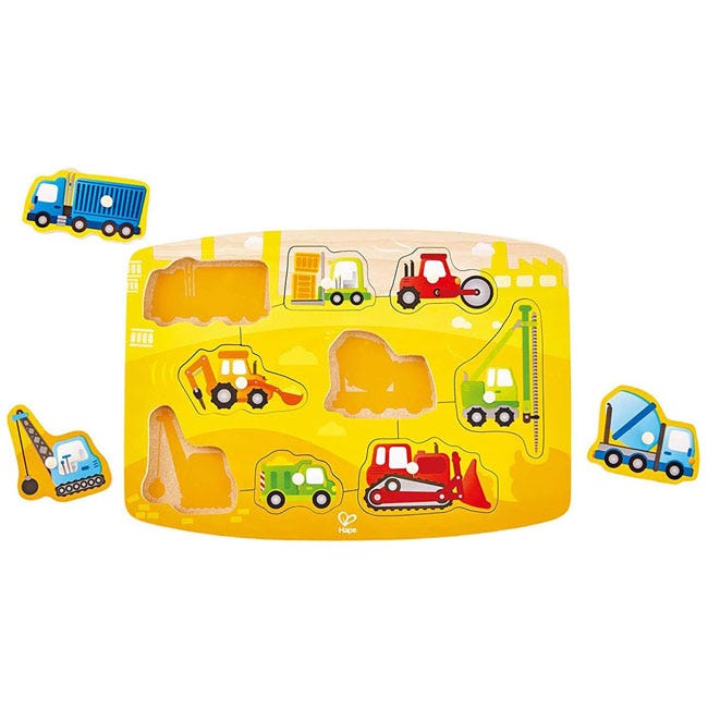 HAPE CONSTRUCTION PEG PUZZLE