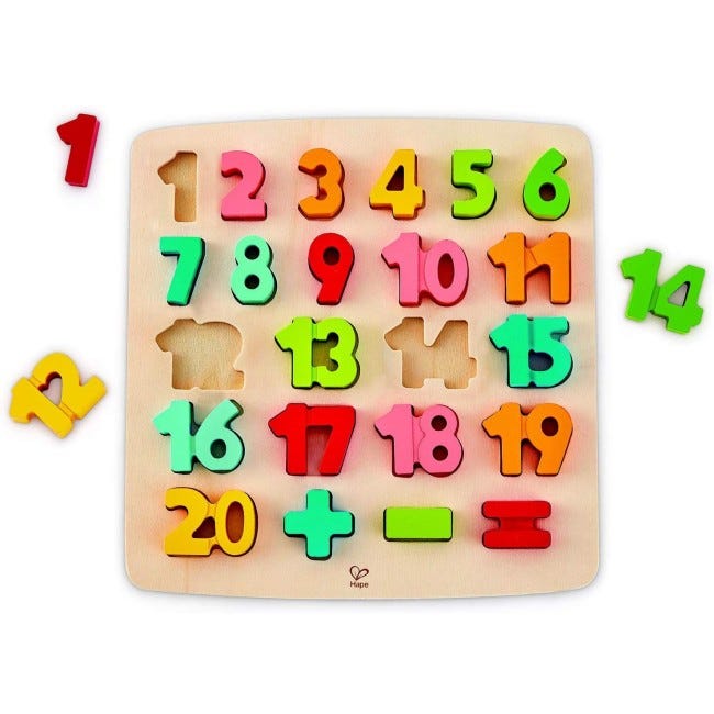 HAPE CHUNKY NUMBER MATH PUZZLE