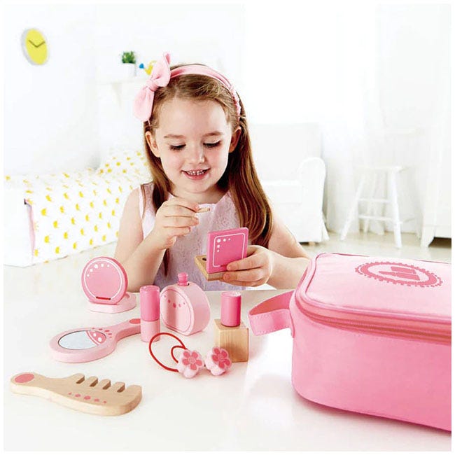 HAPE WOODEN ROLE PLAY BEAUTY BELONGINGS 9PCS